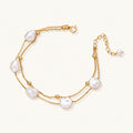 Baroque Pearl Layered Bracelet