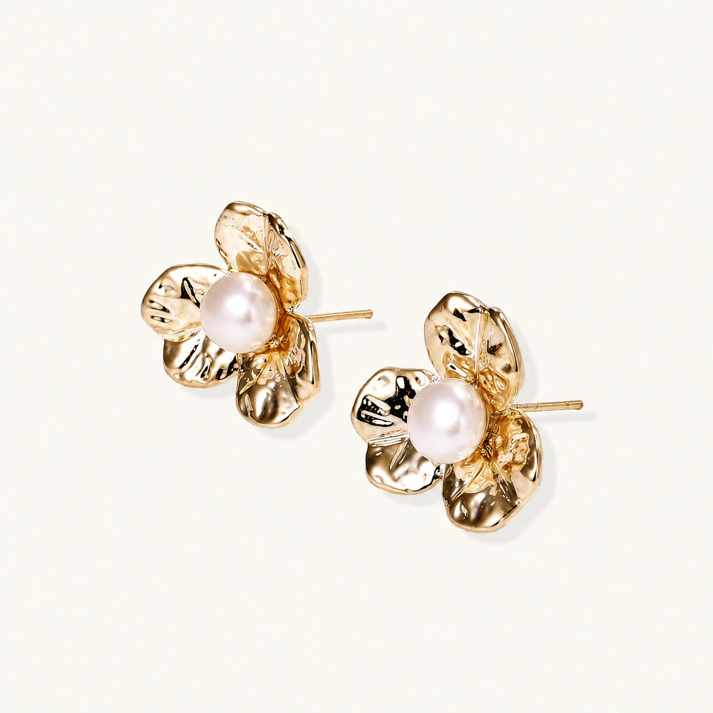 Bloom Pearl Studs