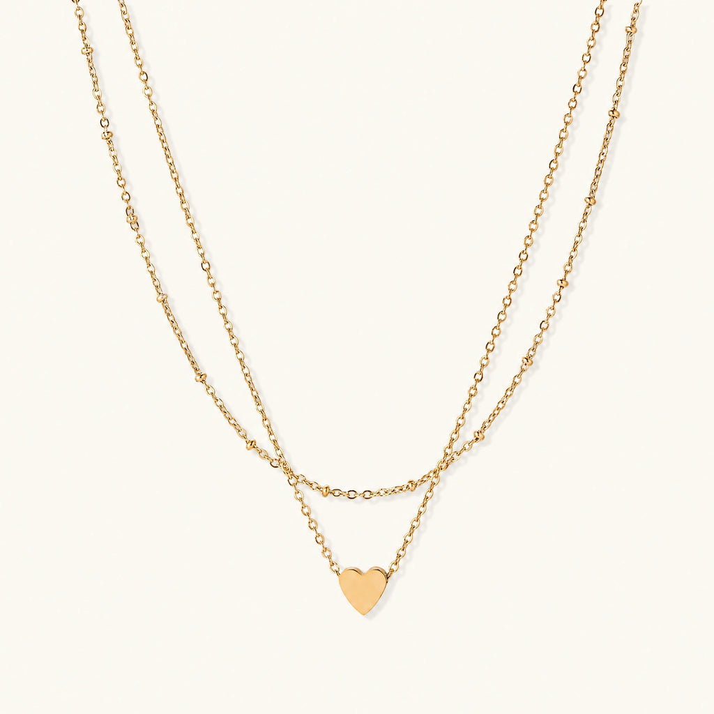 Layered Heart Necklace