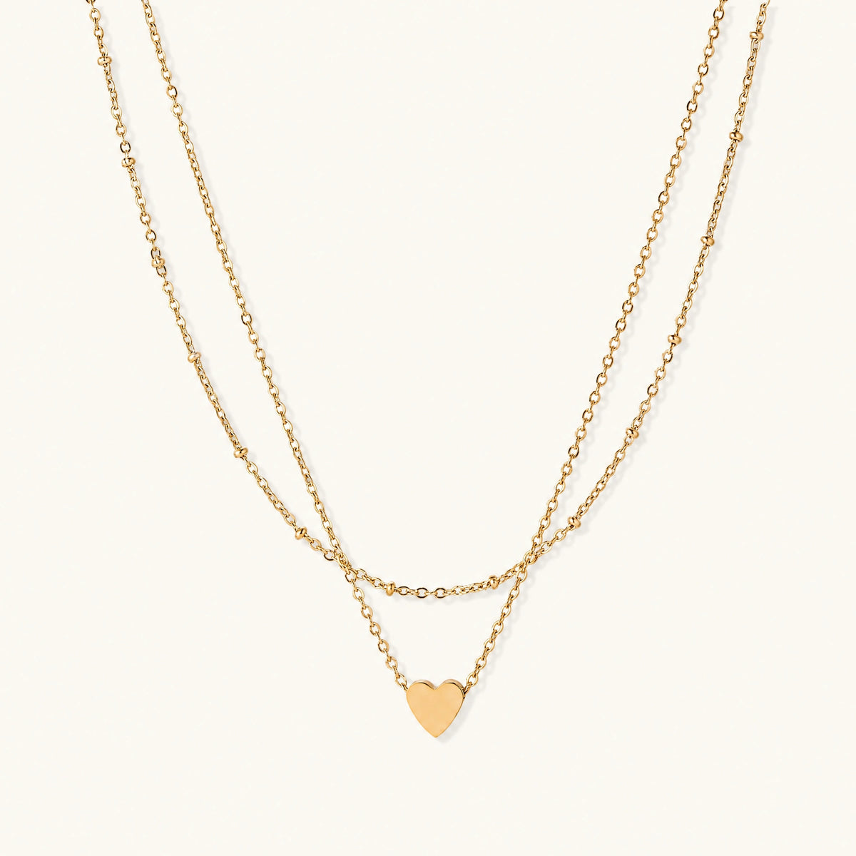 Layered Heart Necklace