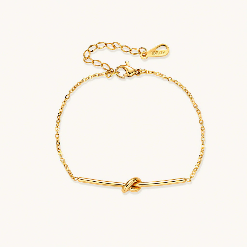Twisted Knot Bar Bracelet