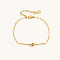 Twisted Knot Bar Bracelet