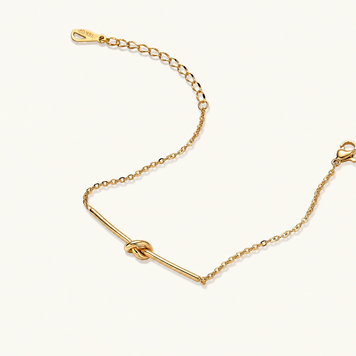 Twisted Knot Bar Bracelet