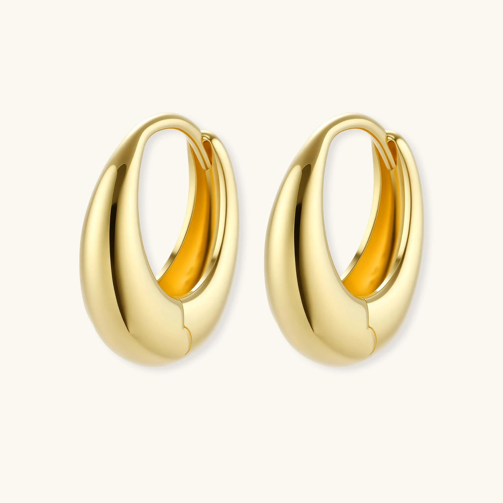 Golden Era Huggie Hoops
