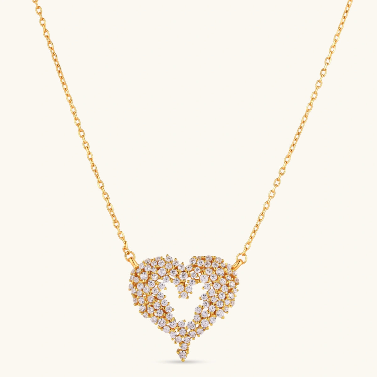 Scattered Heart Necklace